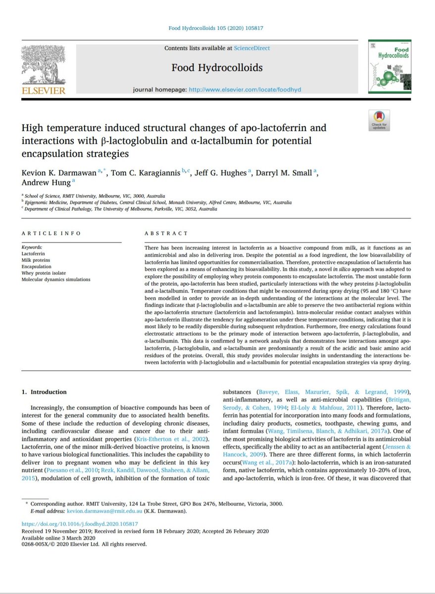 kevionkeegan's tweet photo. My proudest achievement during my 1st year of PhD candidature 🤓🙆🏻‍♂️. 

I am thankful to have amazing supervisors, colleagues in Applied Chemistry and Food Science at RMIT University, family, friends, @PawseyCentre, @NCInews, and @cscsch, who have supported me in this journey. https://t.co/iLmZTZ7k2P