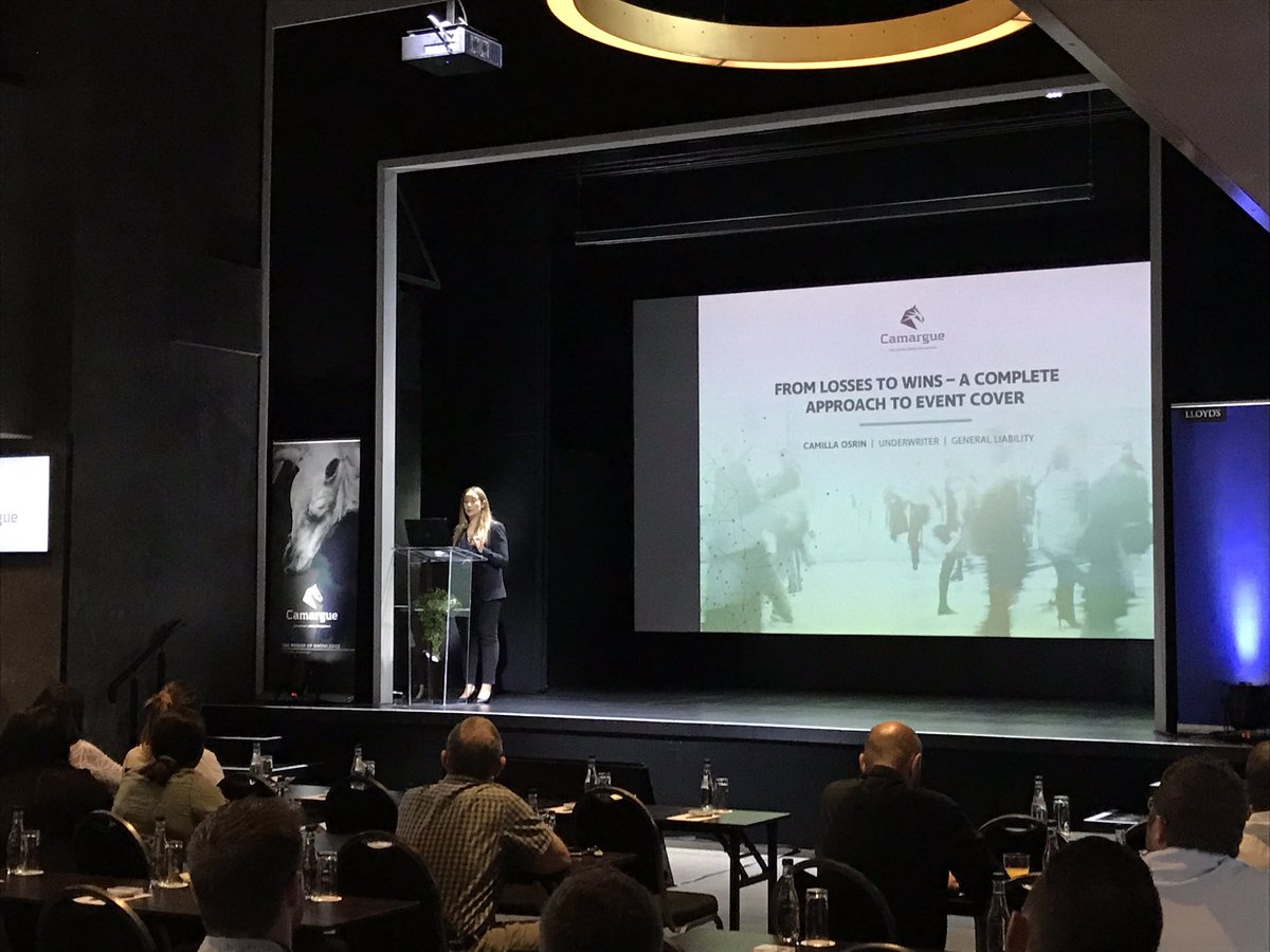 CamargueUM's tweet image. From losses to wins – a complete approach to event liability cover. Camilla Osrin at #PR2020 gets ready to share knowledge on #EventLiability. How will an Event Cancellation policy respond to Covid19?