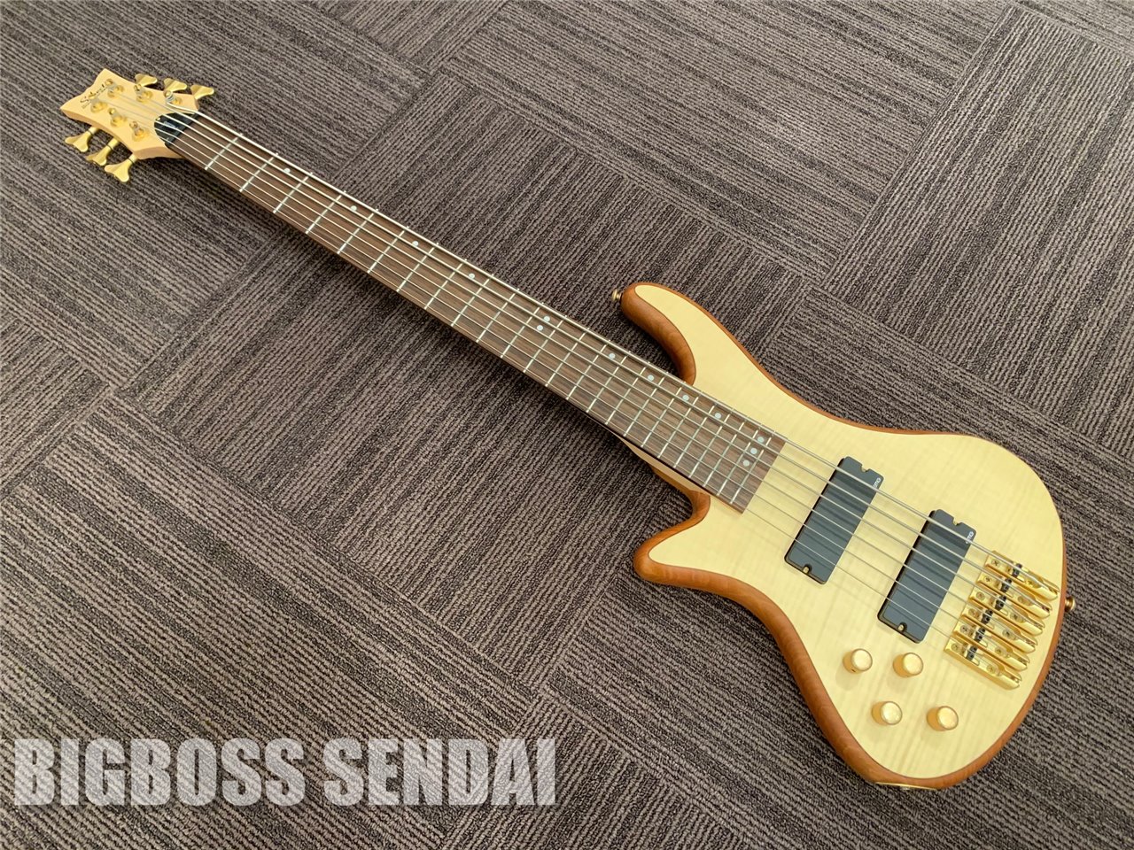 SCHECTER STILETTO STUDIO-6 6弦 レフティ SCHECTER シェクター