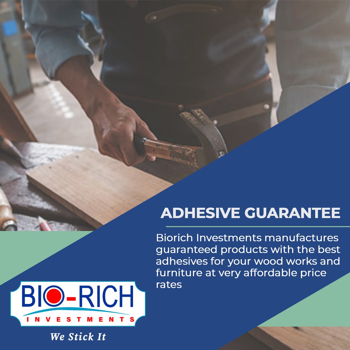 biorichpaints's tweet photo. Biorich Investments offers you guaranteed #Adhesives that offers a rich grip for your woodworks and furniture at very affordable prices. RichBond Wood Glue is simply the best choice
#BiorichInv #RichBond #WoodGlue #TopNotchQuality https://t.co/k7zQqKEuK7