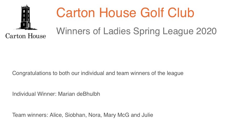 Spring League winners 👏🏻 #winners #Cartonladies #springleague