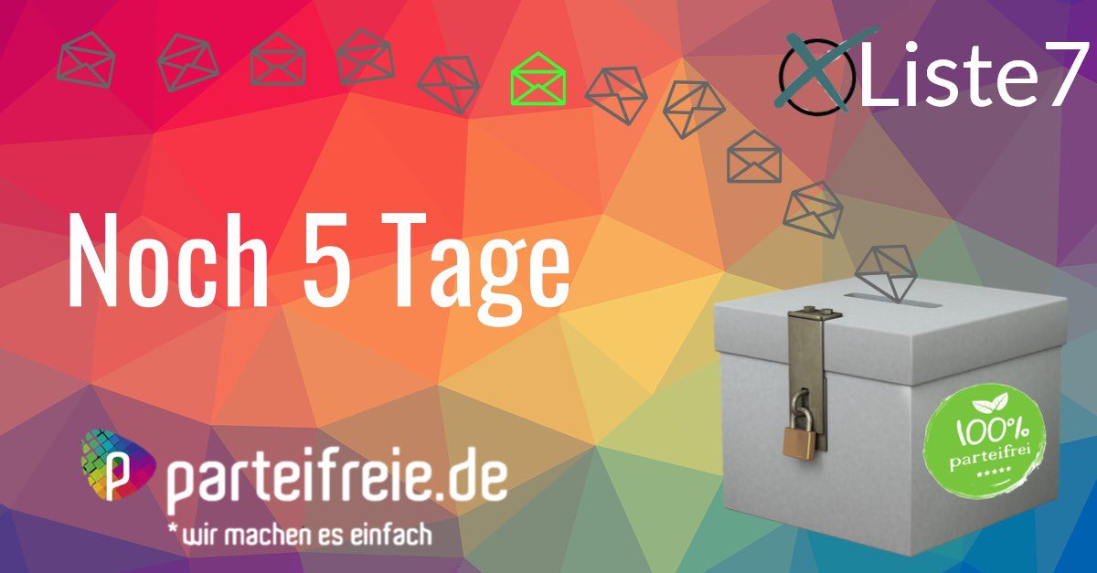 ‼️Die Wahlzettel bereiten sich auf den 15.03. vor!
#pfbcountdown #liste7 #wirmacheneseinfach