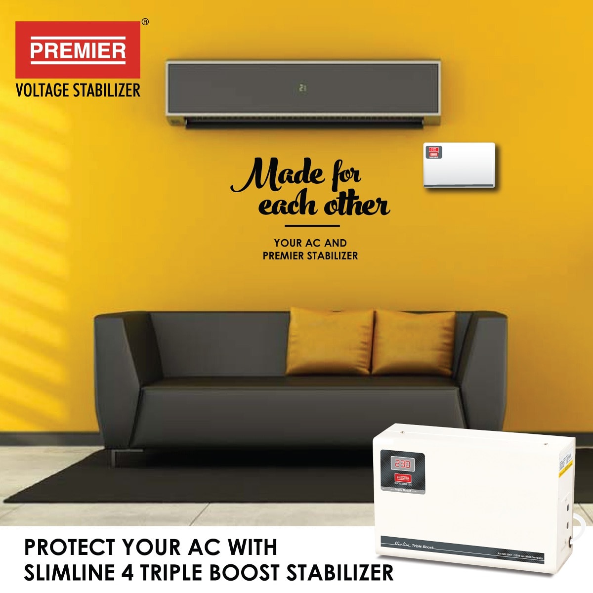 PStabilizer's tweet photo. 👉 Premier Stabilizer Slimline 4 Triple Boost
Stabilizer Protect Your AC Upto 1.5 Ton!
✅ Working Range of 90V – 280V
✅ Energy Efficient Saves Power
✅ For more details call us: 044-24344800
✅ Visit us: https://t.co/Dnrct0N9d7
#Premier #Stabilizer #PremierStabilizer https://t.co/yRgf5Iz7Y5