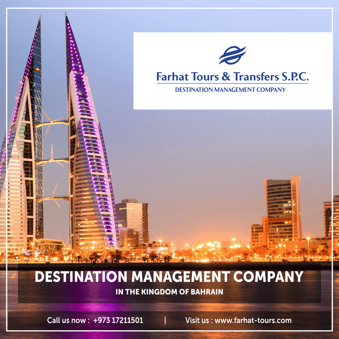 FarhatTours's tweet photo. The most prominent and reliable Destination Management Company(#DMC) that one could consider #FarhatTours🇧🇭 as your local partner.
#dmcinbahrain #travelagencyinbahrain #dmctravelagencyinbahrain #farhattoursdmc #bahraindmccompanies #visitbahrain #bh #bahraintourism #bahraintours https://t.co/GYHTj271Ut