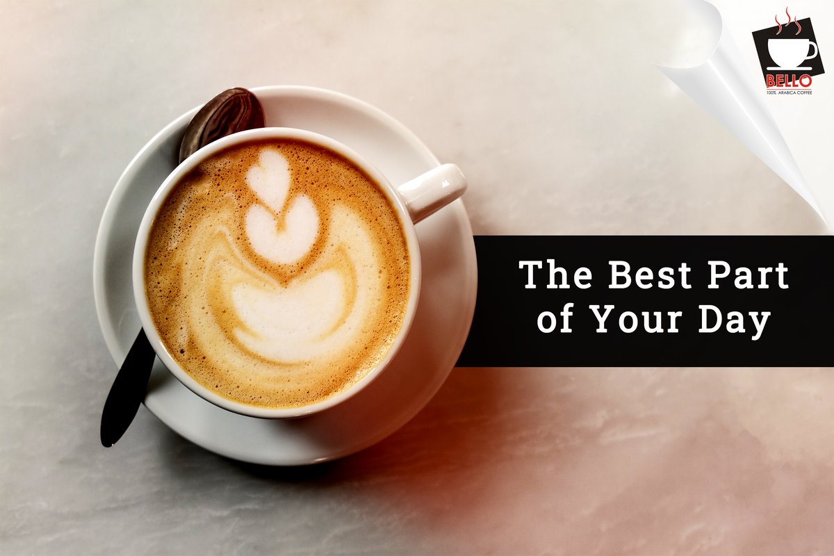 bello_coffee's tweet photo. The best part of our day is definitely that first cup of Bello Coffee in the mornings βοΈπ
What's the best part of your day?
#BelloCoffee #DelForno #LoveForCoffee #coffee #coffeetime #coffeeshop #coffeelover #espresso #coffeelovers #coffeeaddict #coffeeholic #goodmorning https://t.co/9yBbVSGkbz