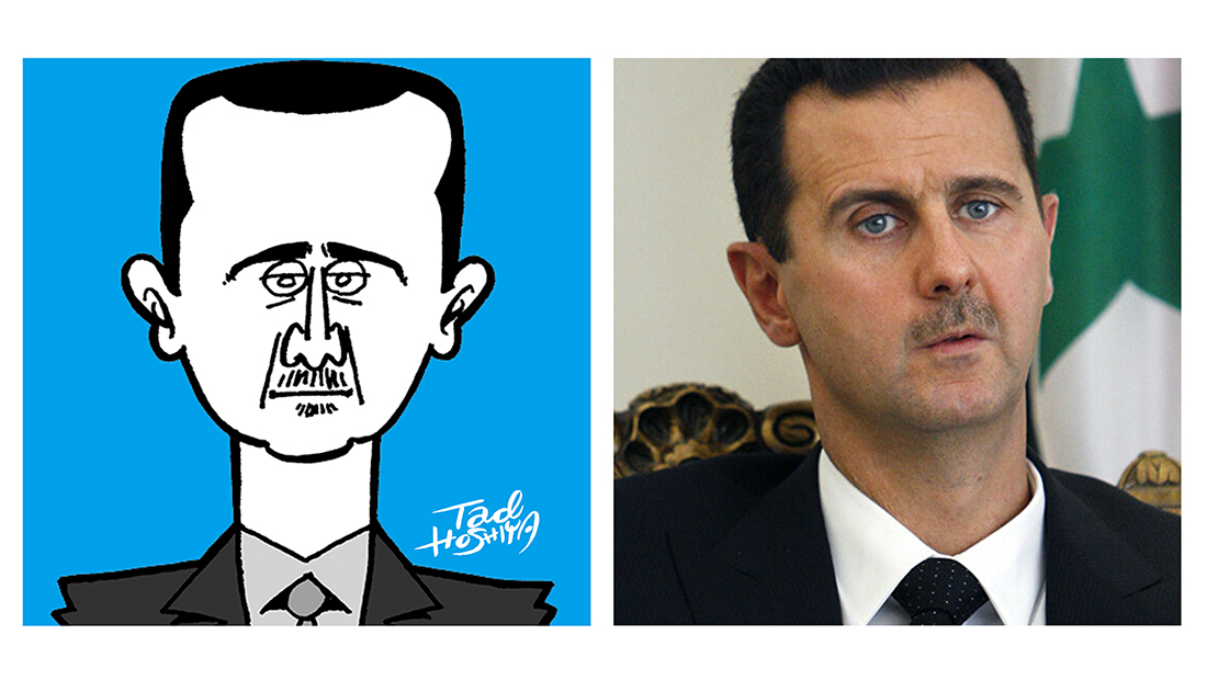 イラストとモデル その13
バッシャール・アサド Bashar Hafez al-Assad

#タッド星谷_イラストとモデル 