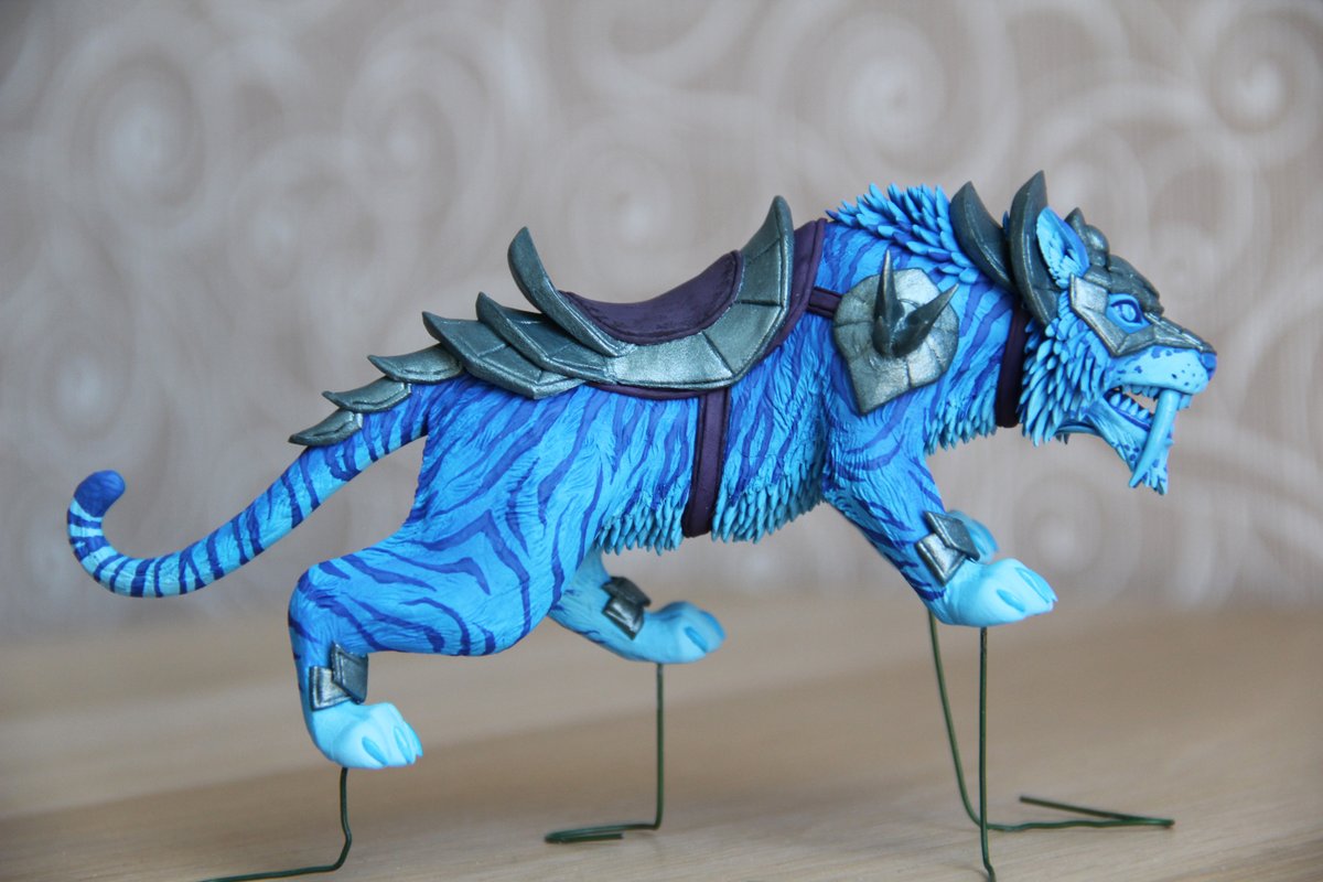 JulieColibri's tweet photo. WIP Spectral Tiger 🐯
OMG Love it so much! <3
#wip #workinprogress #sculpture #warcraft #worldofwarcraft #spectraltiger #mount https://t.co/cRX6dltsEu