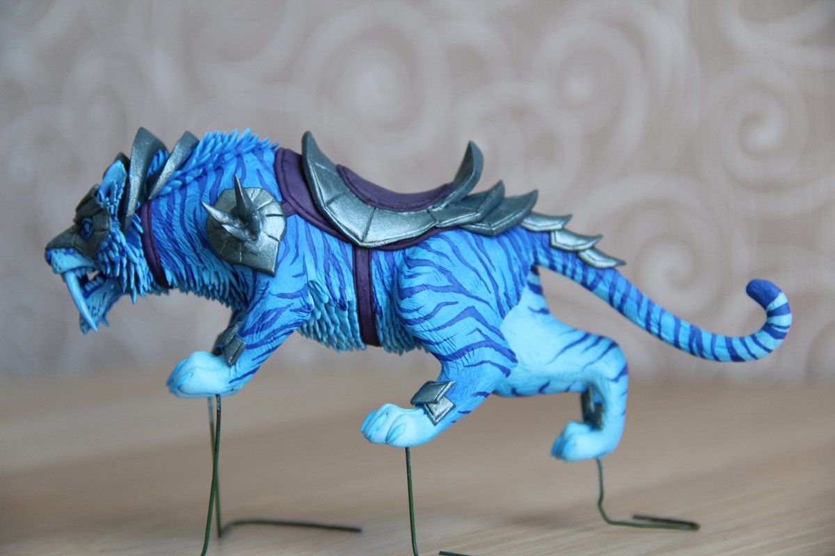 JulieColibri's tweet photo. WIP Spectral Tiger 🐯
OMG Love it so much! <3
#wip #workinprogress #sculpture #warcraft #worldofwarcraft #spectraltiger #mount https://t.co/cRX6dltsEu