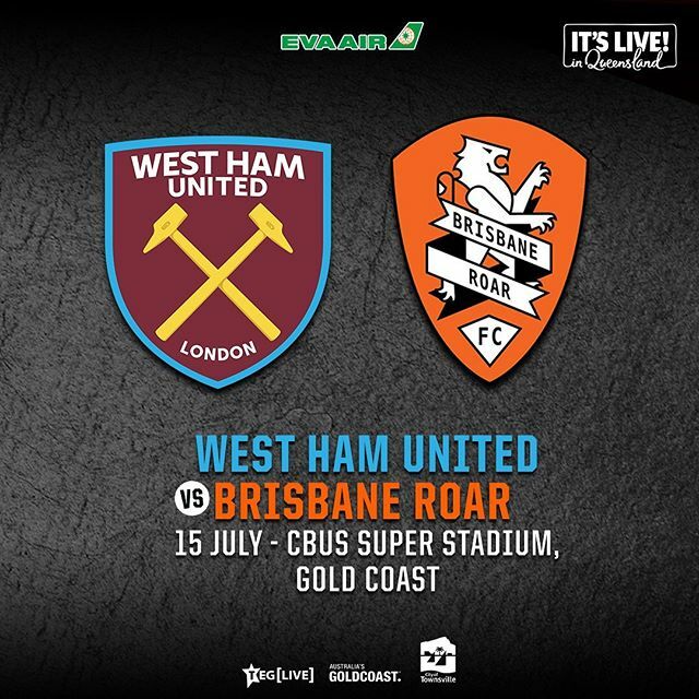 Cbus Super Stadium (@cbusstadium) on Twitter photo 🚨TICKETS NOW ON SALE!🚨
Current EPL club @westham will take on <a href="/brisbaneroarfc/">Brisbane Roar FC</a> on Wed July 15 in the EVA Air Queensland Champions Cup! Witness history on the Gold Coast at @cbussuper.stadium
Tickets on sale via @ticketekaustralia 🎫 … ift.tt/339Z5TG 🚨TICKETS NOW ON SALE!🚨
Current EPL club @westham will take on <a href="/brisbaneroarfc/">Brisbane Roar FC</a> on Wed July 15 in the EVA Air Queensland Champions Cup! Witness history on the Gold Coast at @cbussuper.stadium
Tickets on sale via @ticketekaustralia 🎫 … ift.tt/339Z5TG