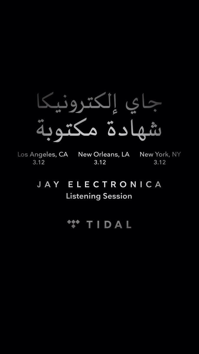 tidal.com/JayElectronica

<a href="/JayElectronica/">J A Y E L E C T R O N I C A</a> 
<a href="/TIDAL/">Tidal</a>
