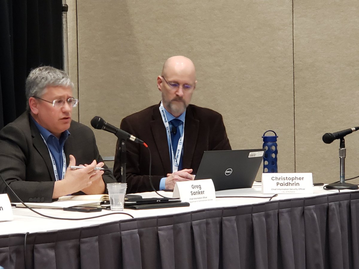 sabywaraich's tweet image. Excellent session on #Cyberhygiene at #InterfacePortland. Learned a lot - Thanks to #Mark #Christopher and @gtsanker