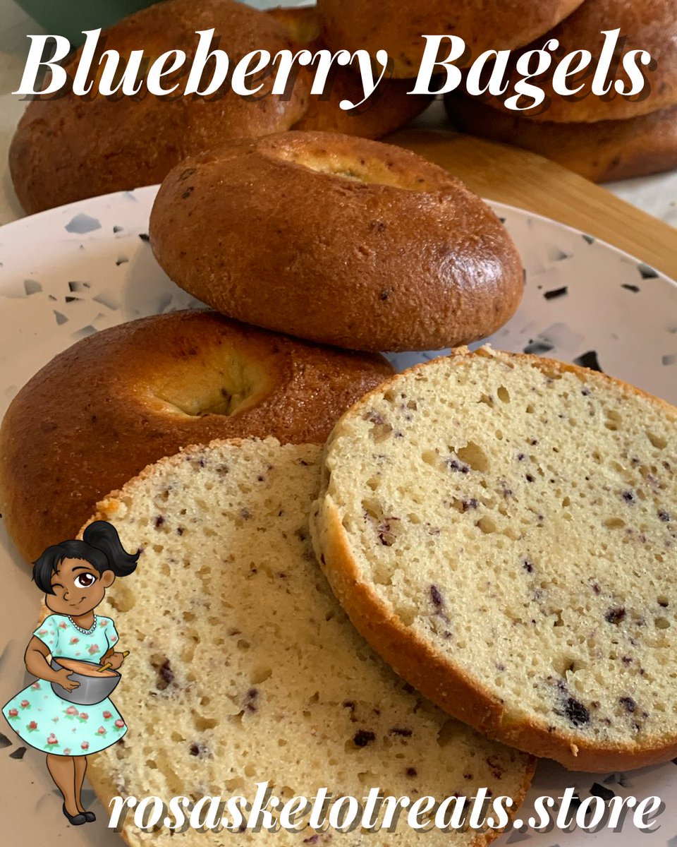 rosathesweet's tweet photo. A burst of blueberry goodness! These bagels have the perfect amount of sweetness and delicious toasted and topped with cream cheese.
https://t.co/clWMqLkdVv
#keto #ketobagel #lowcarbbread #healthy #bread https://t.co/ff9Whv0LGH