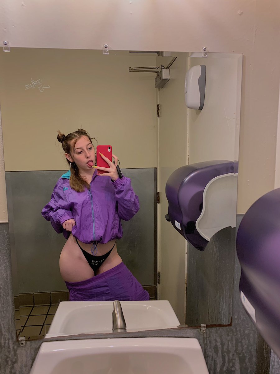 day two of risking my health to take pics in public bathrooms: 🤠