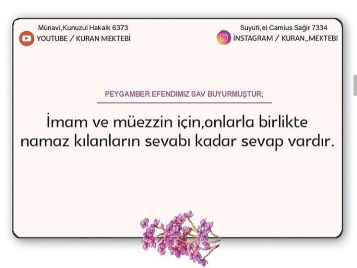 Kuran Mektebi on Twitter: \