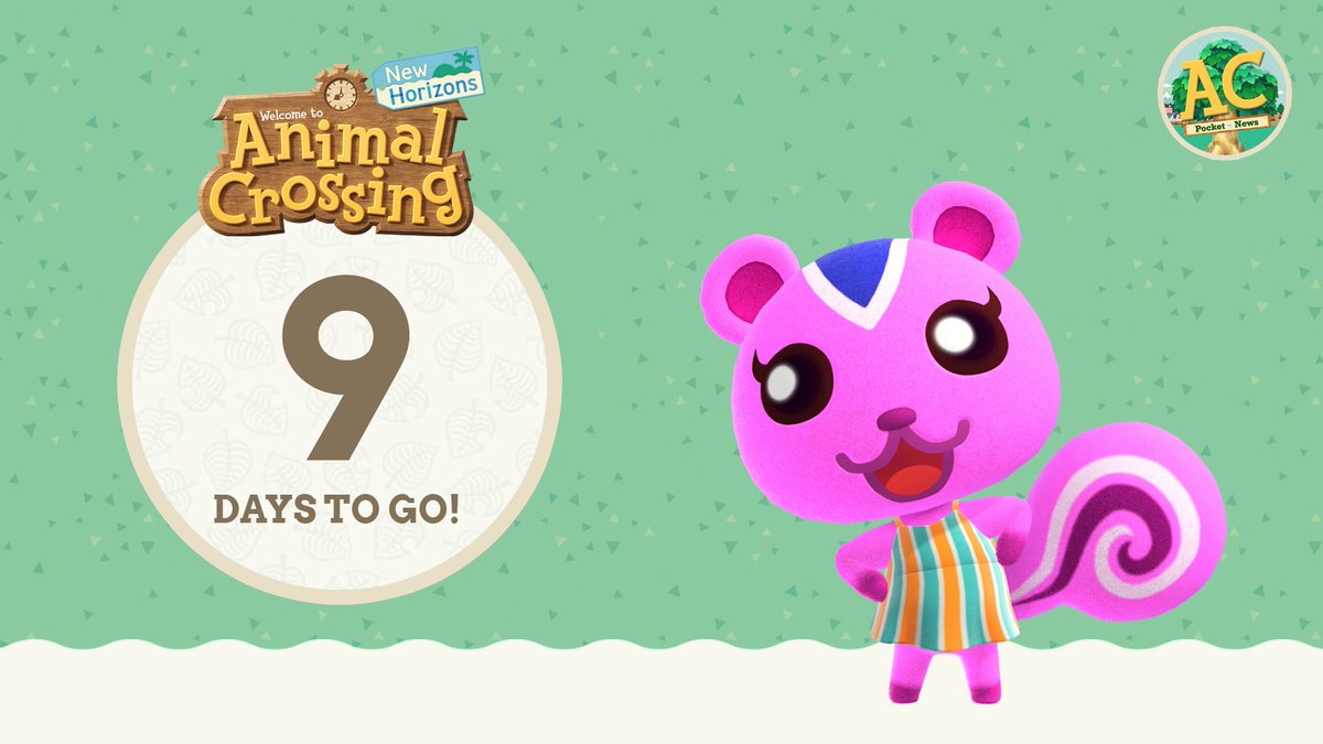 ACPocketNews's tweet photo. 9 DAYS TO GO! 

We're now in single digits in our countdown! https://t.co/uP5ECGdr7d