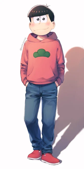 去年の2月に描いたままフォルダに眠ってた厚塗り練習おそ松くん 