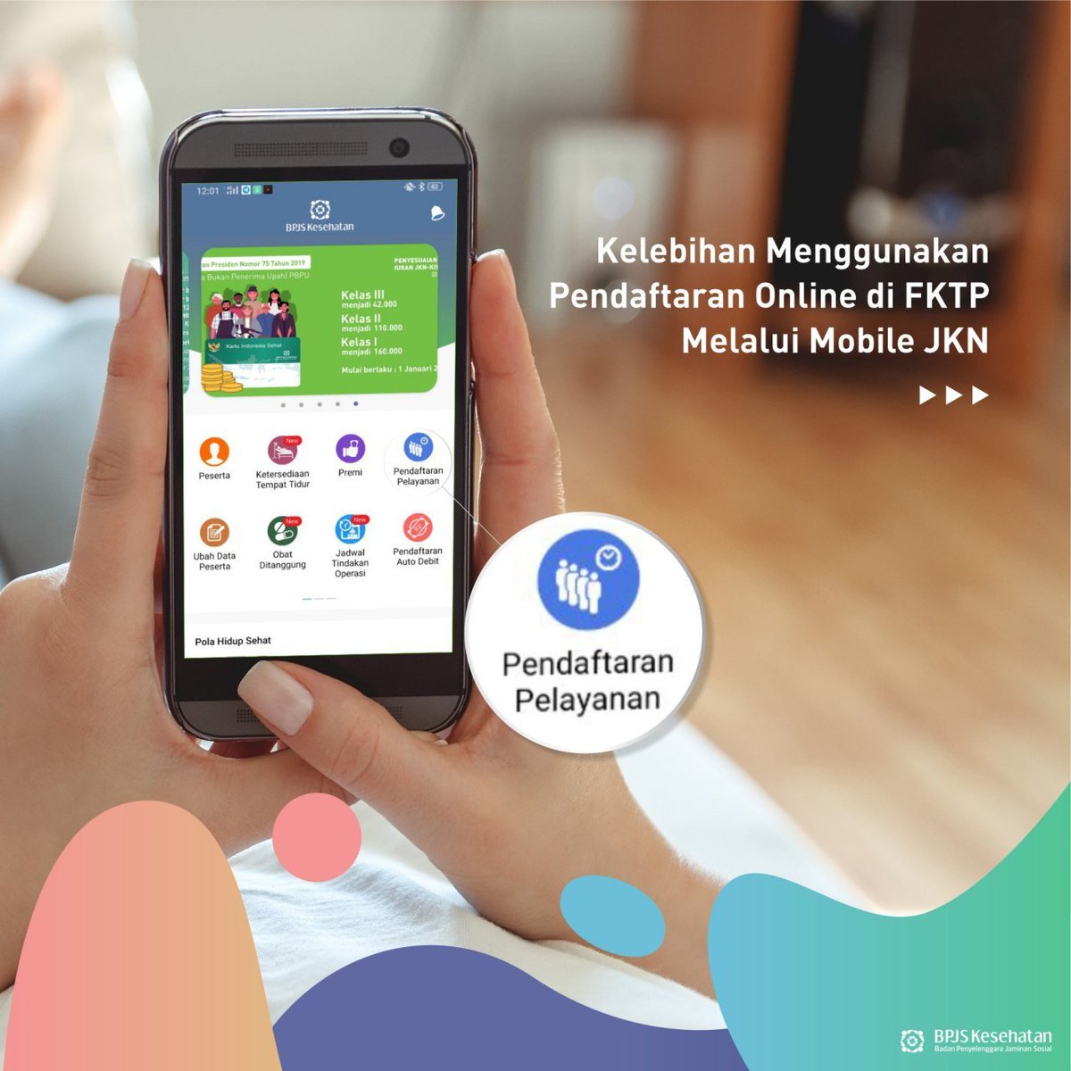 sastrokonde's tweet photo. Semoga semua fasilitas kesehatan mitra BPJS Kesehatan mengikuti langkah maju Kota Malang yang sudah menerapkan antrean online secara 100%. Cara penggunaannya bagaimana? Download segera Mobile JKN pada smartphone anda.#KotaMalangXBPJS https://t.co/0pbpjffcYu