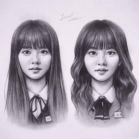 wow_So_Hyun's tweet photo. Ang galing naman nito 😍 #LeeEunBi and #GoEunByeol 💖 #KimSoHyun #WhoAreYou |school 2015 https://t.co/J1vP0pyqwH