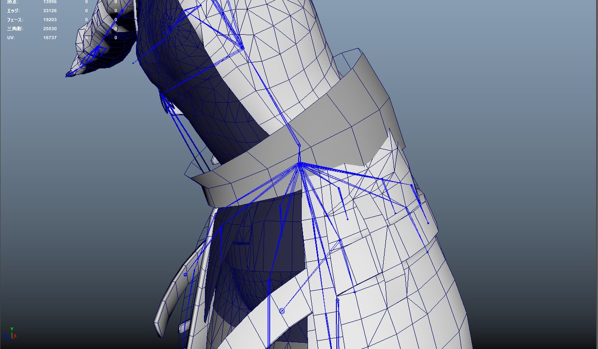 Maguro على تويتر 左から順にウェイト転送した ウェイト転送したら頂点数の多いモデル も簡単にある程度動かせるようになる これは2 3分で終わった ケージモデルを知っているかどうかで効率が段違い ローモデルにサブディブかけたモデル 真ん中のやつ がいるかは