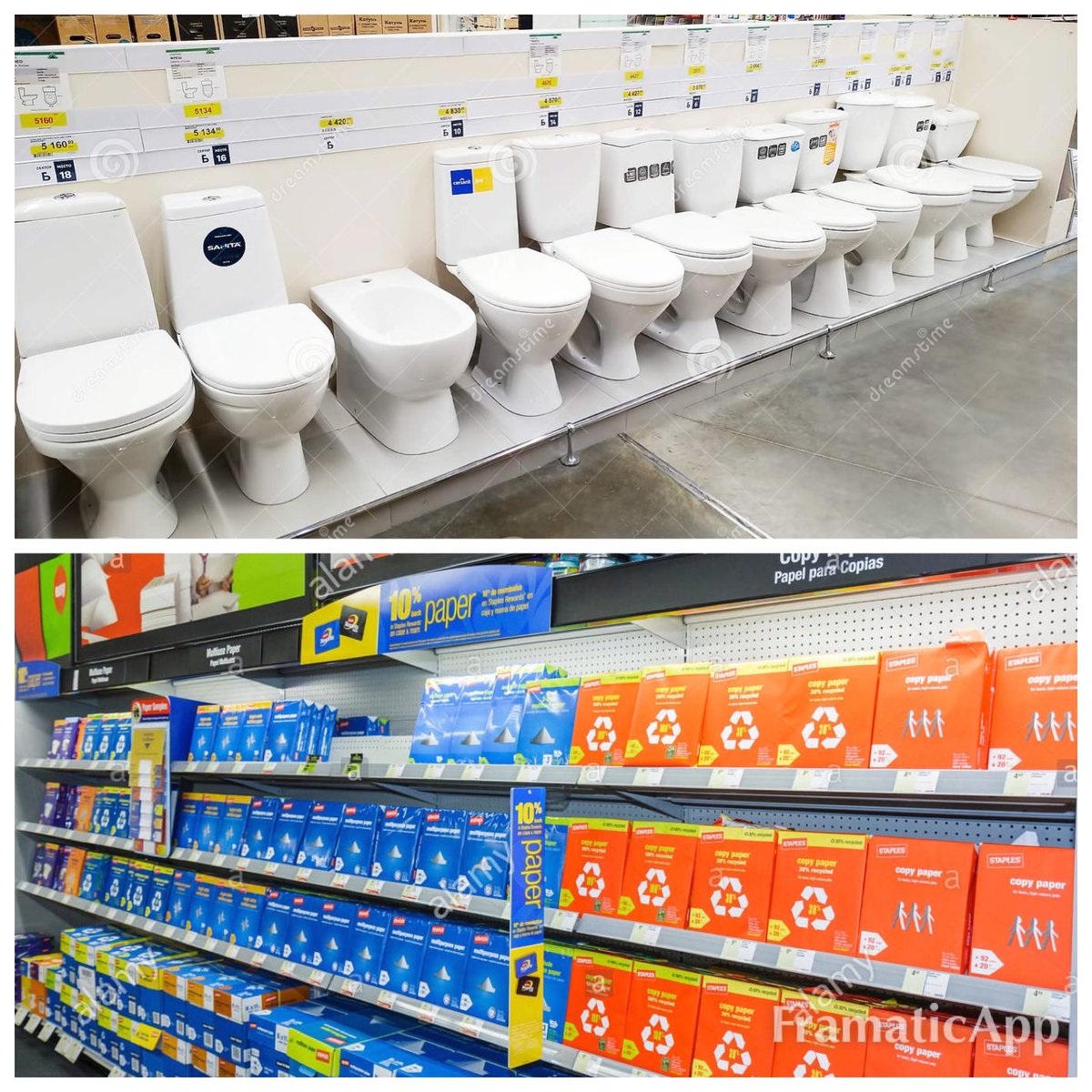 JorgenJespersen's tweet photo. Everyone calm down. I don’t believe rumours, so I went to go see for my self and I can confirm there is no shortage of toilets or paper. Crisis averted... you’re welcome
https://t.co/jsN5F6ysOZ https://t.co/DsCqGKUJbM
