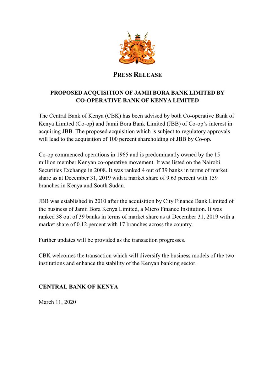 Central Bank of Kenya tweet media