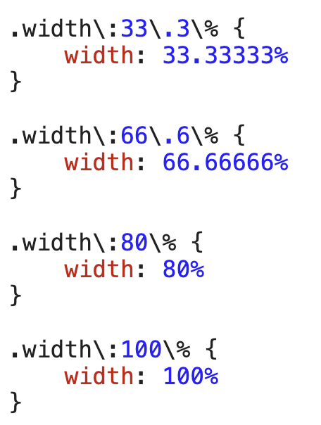 stowball's tweet image. These class names are sooo good #AtomicCSS