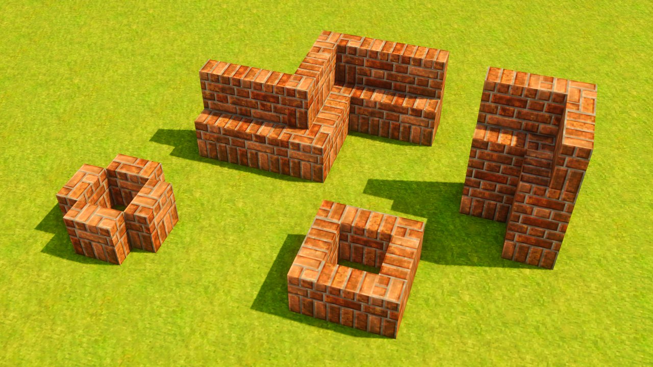 はすっこ Hasukko Miniaturiamod進捗 角にも対応した縦ハーフ これは使えそう 階段ブロックを改造して 逆さを消去してできた T Co Sjngcfygce Twitter