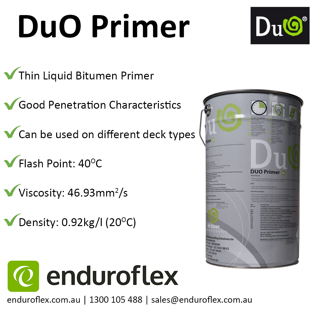 Enduroflex_au's tweet photo. 🚨PRODUCT SPOTLIGHT | DuO Primer🚨
How does Enduroflex get things ready for laying membrane? A good primer – that’s how!

READ MORE: https://t.co/tNcuTYzEFg
#enduroflex #warmroof #waterproofingsystems #primer #DuO #products #bitumen https://t.co/bOFp48sp2q
