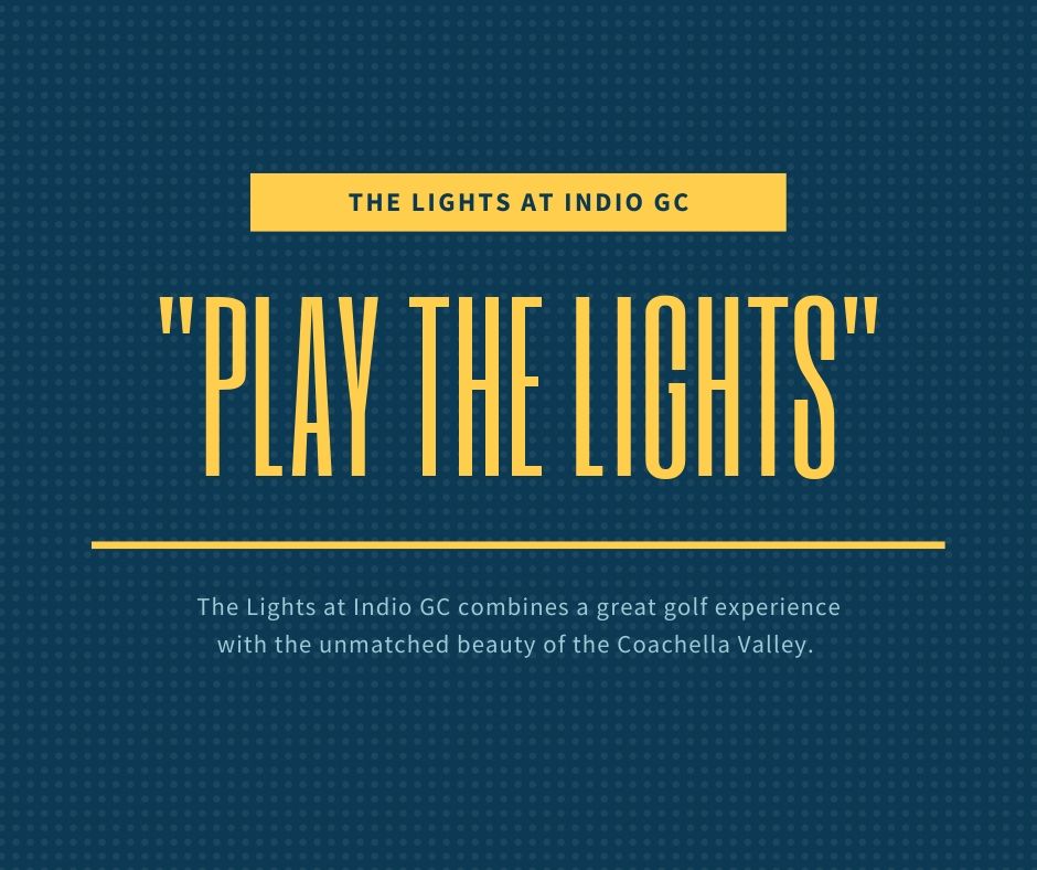 Lights at indio G.C. tweet media