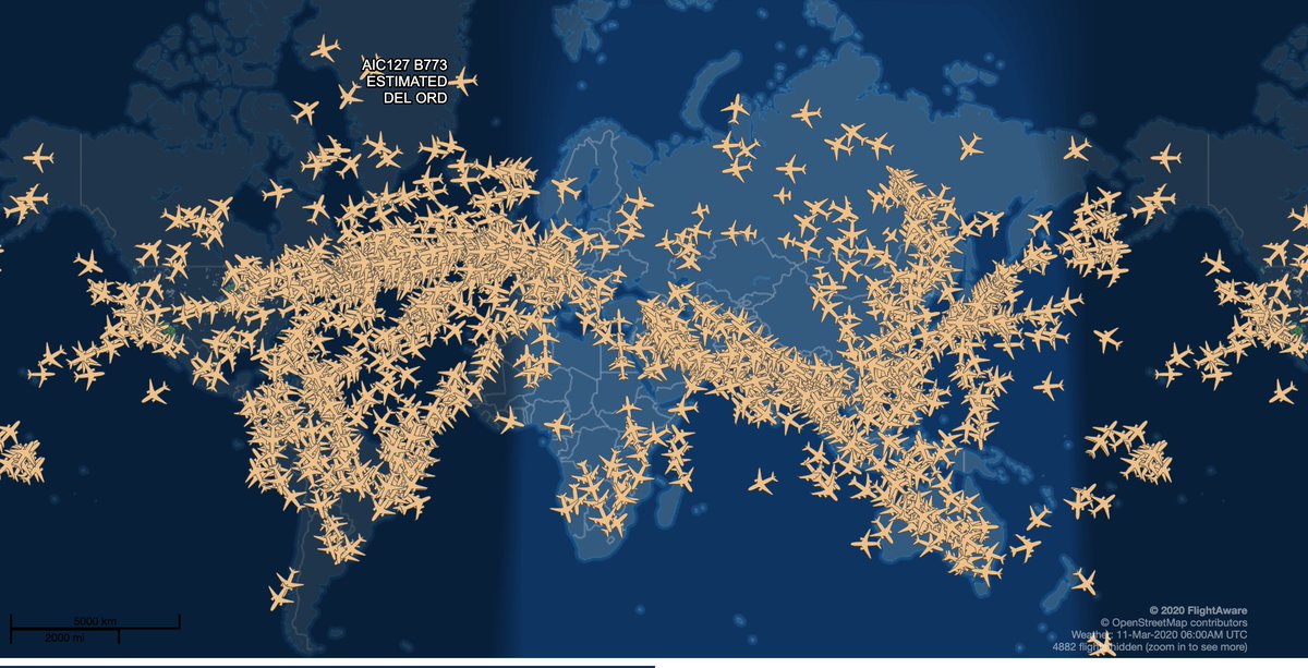 chetu3319's tweet image. Ummm 🤔
The spread of #Coronavirus and the #Flightmap
