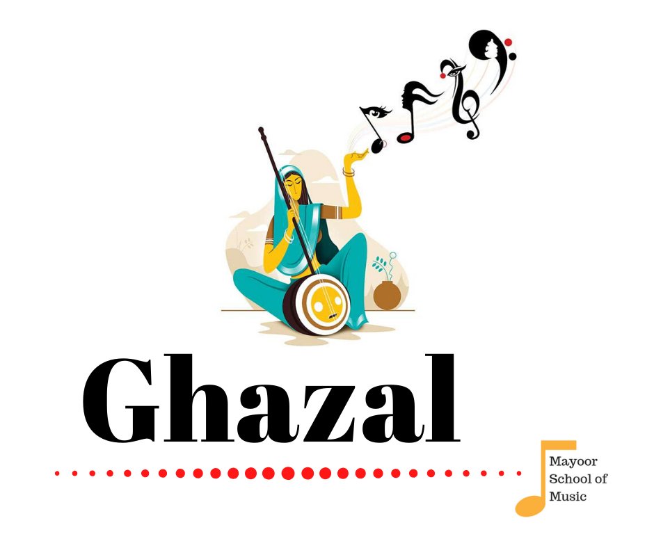 Ghazal is a form of ode that was originated in Arabic poetry.
It is a beautiful poetic expression, combining two profound emotions, Love and Pain. 

#Ghazal #painfullove #poeticexpression #Arabicpoetry
#musiclover #musicschool #mayoorschoolofmusic #mayoorchaudhary