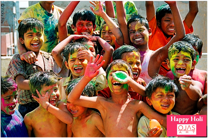 OjasArt's tweet photo. Holi: a festival of color, hope, joy, and renewal. For us, this image by Vicky Roy of children at @salaambaalakngo  perfectly captures and embodies the spirit of Holi.

Holi Mubarak !

#Holi #color #joy #happiness #festival #india #renewal #Celebration https://t.co/NbWMedFuxI