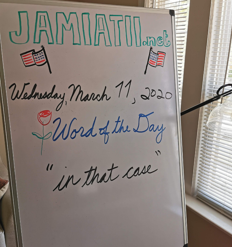 jamiatiinet's tweet photo. #WordOfTheDay: in that case (transitional phrase) "if that happens or has happened" (Oxford). 

Can you use this phrase in a sentence? Write your sentence in the comments, and Mr. Roddey will correct it.

#English #انجليزي #AmericanTeacher #TOEFL #IELTS https://t.co/N44Lww25Pz