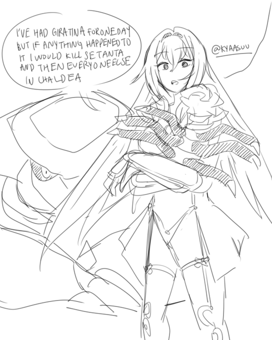 day 54: featuring giratina.

#fgo #fatego 