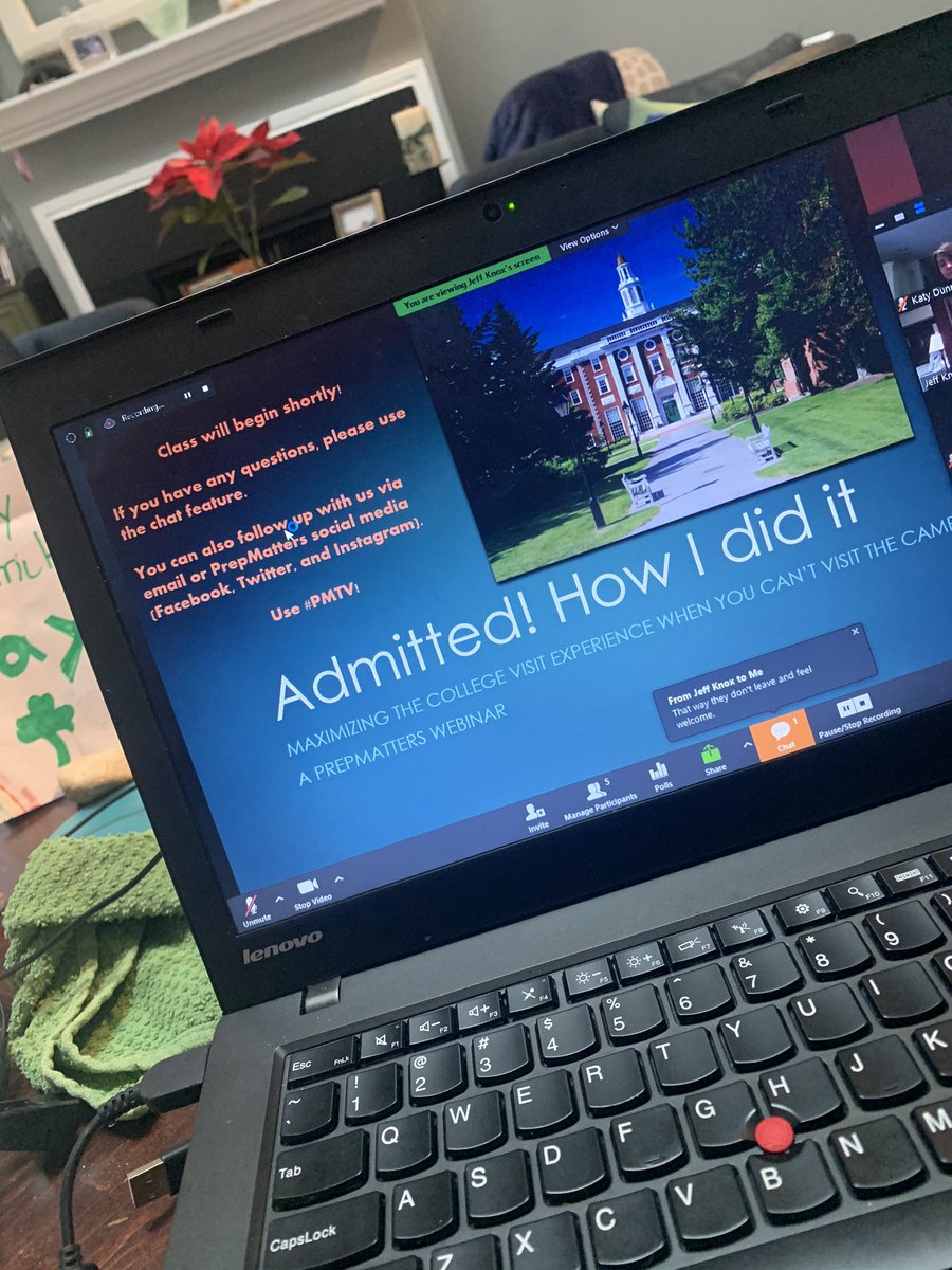 moxadoodle's tweet photo. Starting our first episode of #PMTV how to visit colleges without...ya know leaving your living room! #prepmatters @kn0x0nw00d #coronacollege https://t.co/S6kOlozlIg