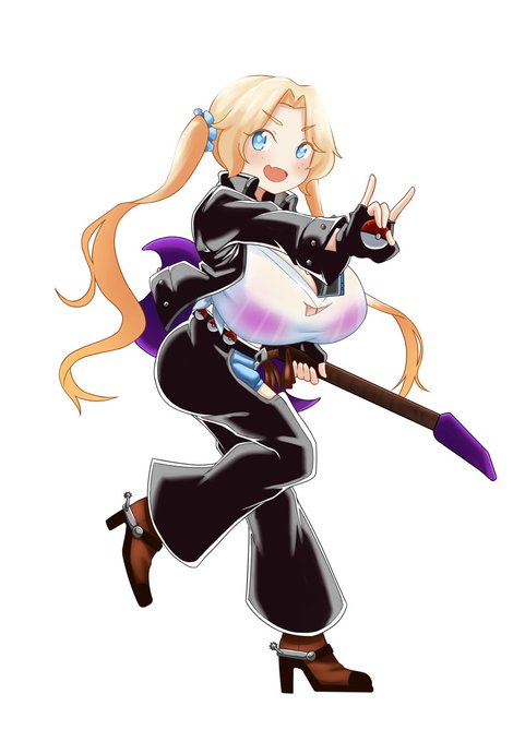 Commission of @Kayacario1 's OC Michelle. A young county gal who wants to rock. 