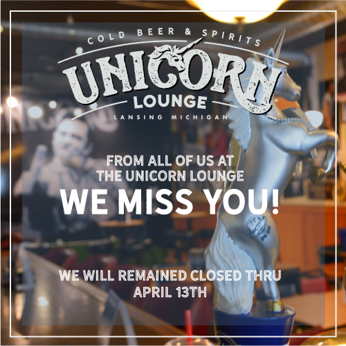 Mysty says "STAY HEALTHY" - we want to drink with you when this is all over. #UnicornLounge