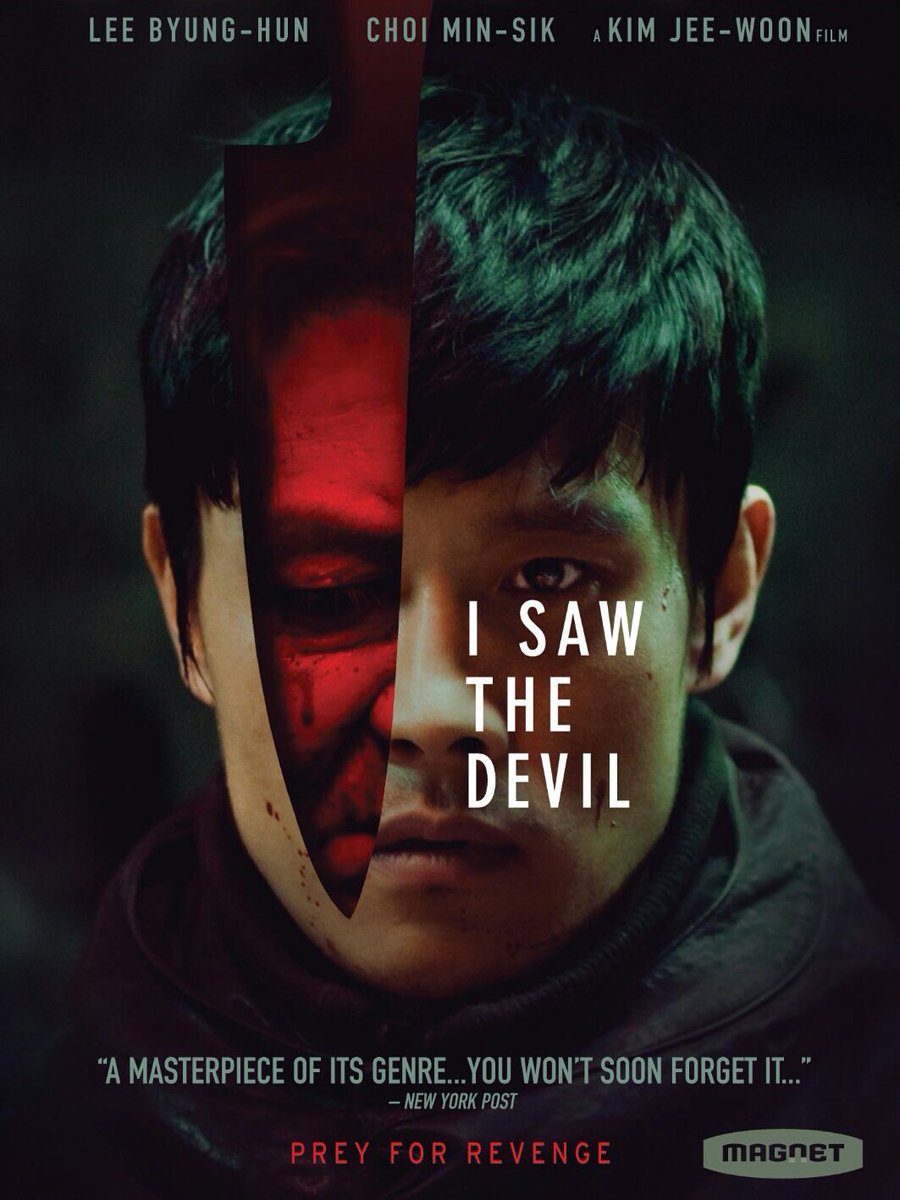 If you ask me which is the best movie ever that i ever watch i will say ‘I Saw the Devil’. The first movie that made me fall in love with kmovies. Just perfect .10/10(kalau boleh nak bagi lebih) Genre: Action, thriller