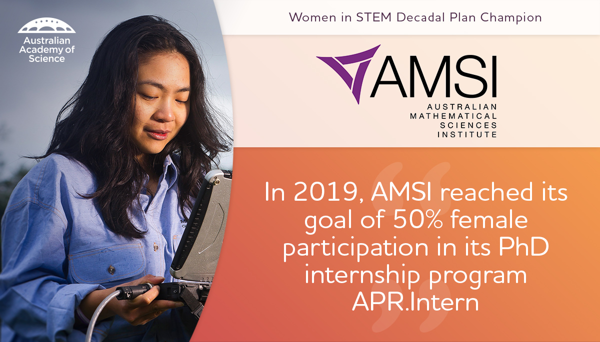 Science_Academy's tweet photo. Not-for-profit @DiscoverAMSI is a champion for #mathematicalscience and #WomeninSTEMAus. Find out more about its education and industry-research engagement programs: https://t.co/1sivssLiPf https://t.co/Rj9iphQcnG
