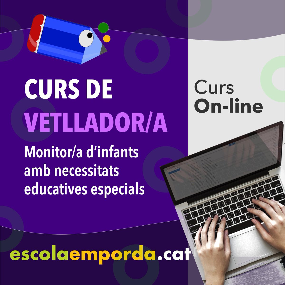 Cursos on-line. Estudia des de casa al teu ritme amb un mètode molt fàcil. Més informació a escolaemporda.cat o clicant al perfil⤴️