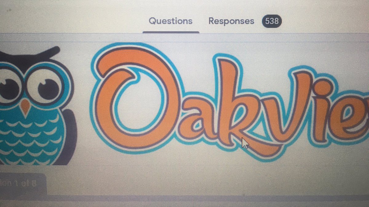 Our parents rock! After only an hour and a half, we have 538 responses to our survey! #owlsome!! Please check your email for the link if you haven’t completed it yet.