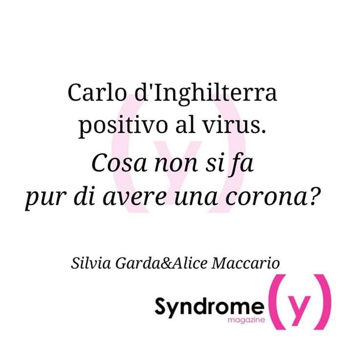 #Carlo #corona #COVID2019 #PrincipeCarlo