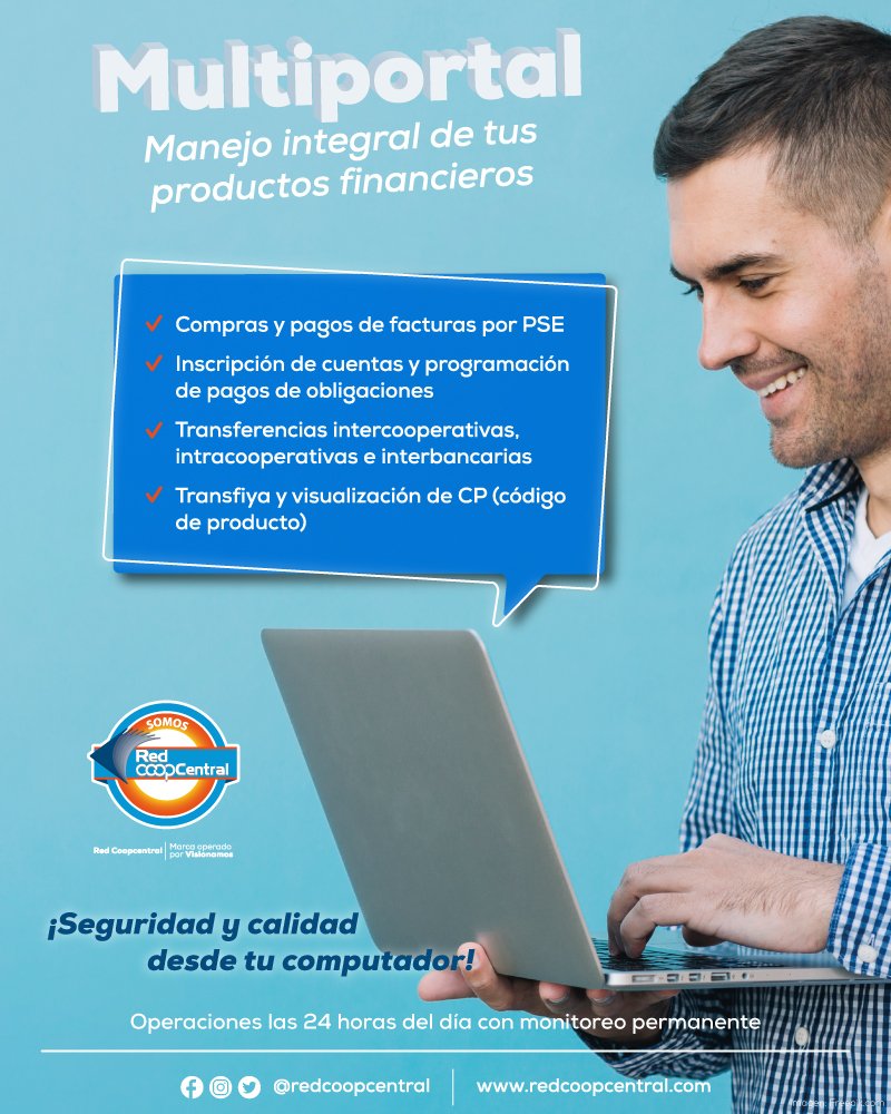 RedCoopcentral's tweet photo. 💳 Conoce los servicios del Multiportal ✔¡Te invitamos a utilizar el PSE para pagos y compras desde tu casa!
#Somosredcoopcentral
#cooperativas #solidarias #mutuales #quedateencasa #cuarentena #quédateencasa https://t.co/ccp7oV8C0u