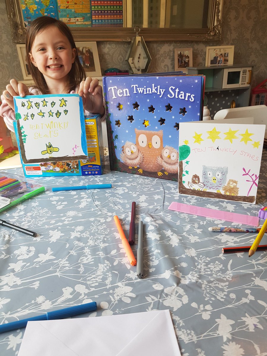 LisaStundon's tweet photo. @SJVEYFS @sjohnvianney Missing school and all her teachers and friends but staying home and keeping busy :-) https://t.co/UnKcyfhXUq
