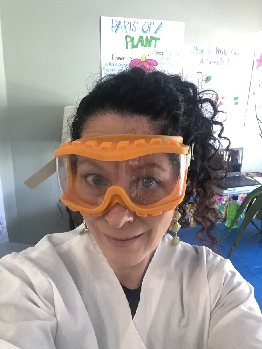 When your dining room becomes a science lab and teachers get creative with dramatization to provide students with positive virtual hands-on science lessons , you know that we have not lost the fight ! #LearningNeverStops