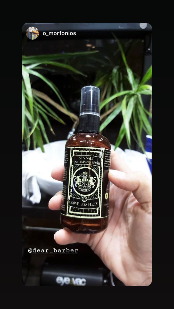 Need something to give your hair some life? Try our sea salt texturising spray 🌊⁠
⁠
Check out our products via the link in the bio ☝🏼⁠
⁠
📸 repost <a href="/o_morfonios/">Manos Giak</a> ⁠
⁠
⁠