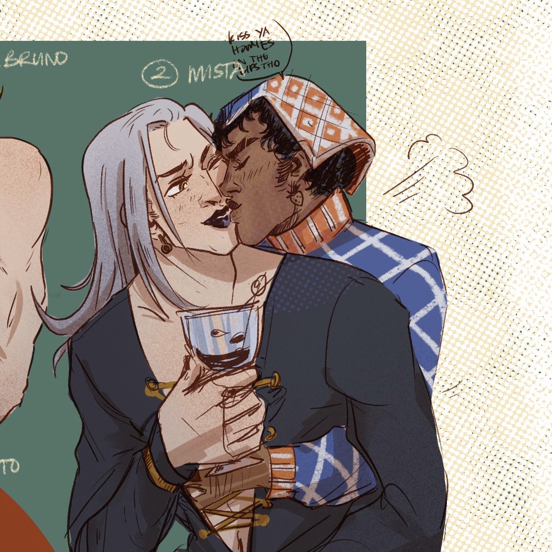 nicvinsky's tweet photo. π₯³π Leone brought all the milkshakes 2 the yard so he got a good return on it bc all the bois are lovin on him for his bday πππΌπβ₯οΈπ€β₯οΈππ€ #jojosbizarreadventure #jjba #leoneabbacchio #bruabba #abbamis #formabba #illuabba https://t.co/Zdsw3caYUb