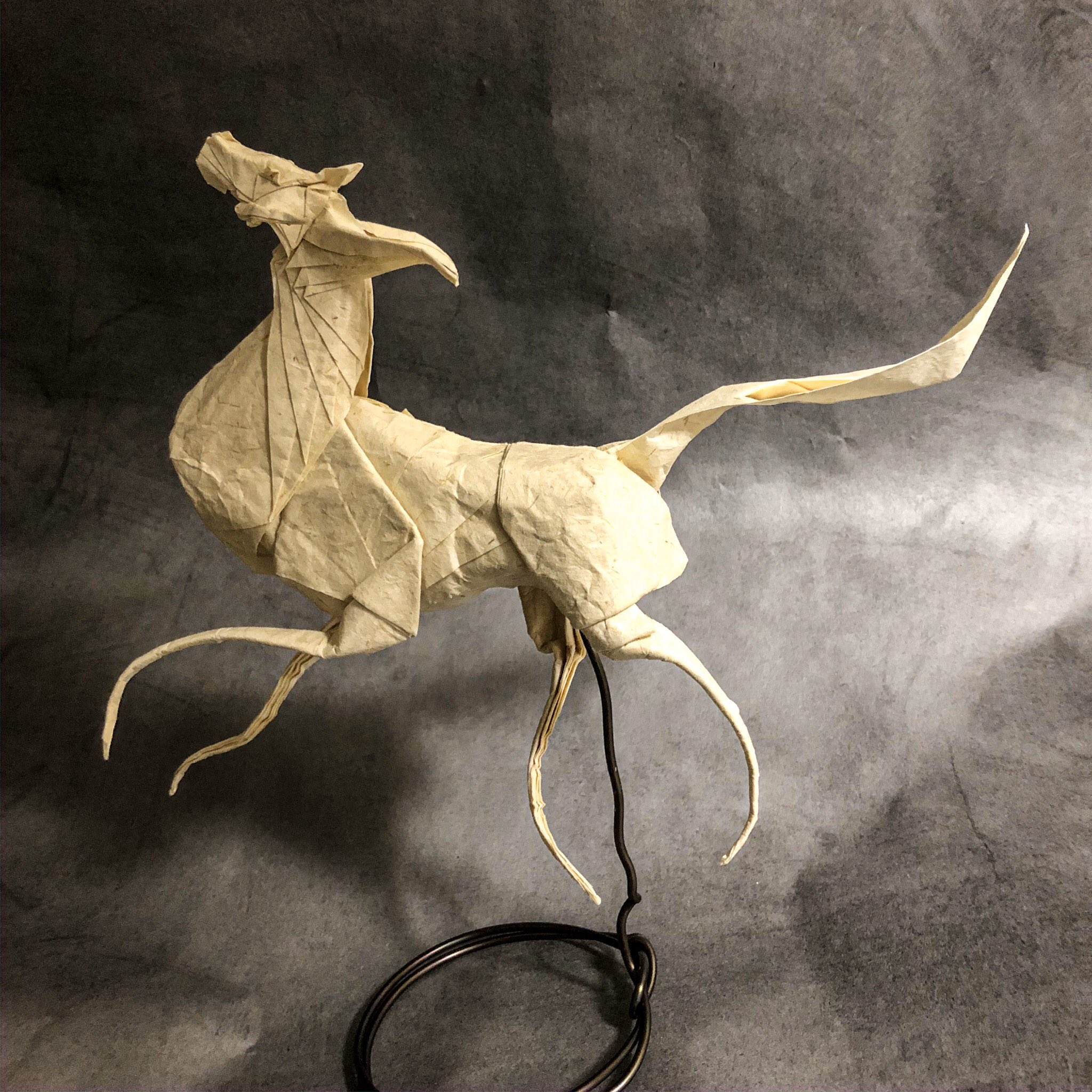 טוויטר 北斎 בטוויטר 作品名 麒麟 製作者 私 折り紙作品 T Co Zedwpsjkwz
