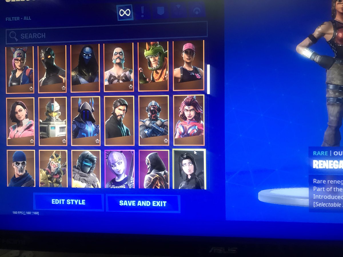 Adamtheplugzz's tweet photo. Selling/trading my renegade raider with raiders Revenge FA 150+ skins 
Lobby proof linkable to ps4/Xbox email changeable 50+ vouches #fortnite #renegaderaider #fortniteaccount #fortniteaccounts #fortniteaccountforsale #raidersrevenge #tfue #ninja #KeepStretchedRes #reconexpert https://t.co/TTxPQo5Qcb