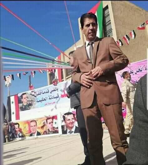 AbdullahManaz's tweet photo. The Mayor of the #Assad regime, in  #Inkhil, survived the assassination last night. #Syria https://t.co/wbLKdMJmAk